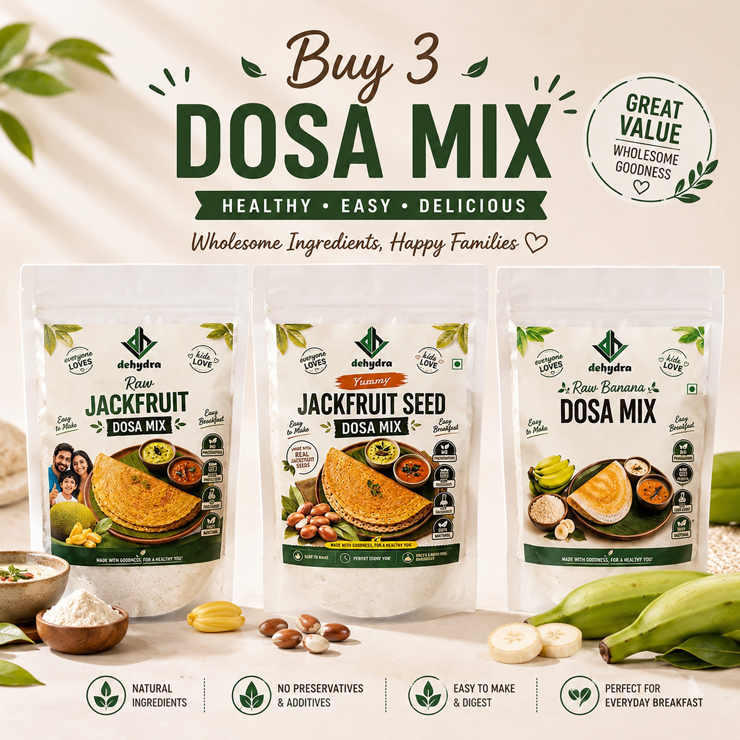 Breakfast Combo | Special Dosa Combo Pack