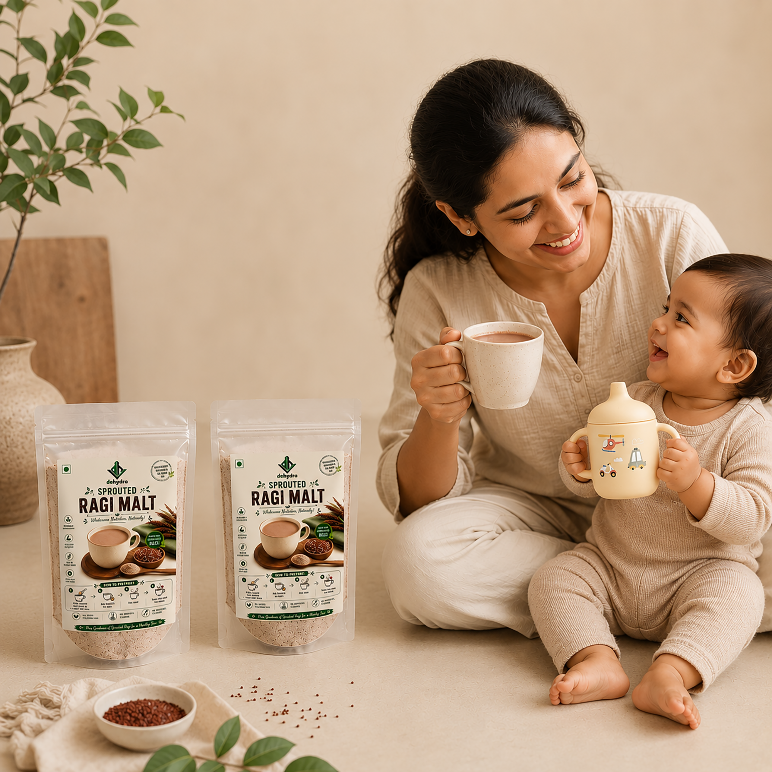 Combo | Sprouted Ragi Malt Powder Buy 2 | 100g x 2