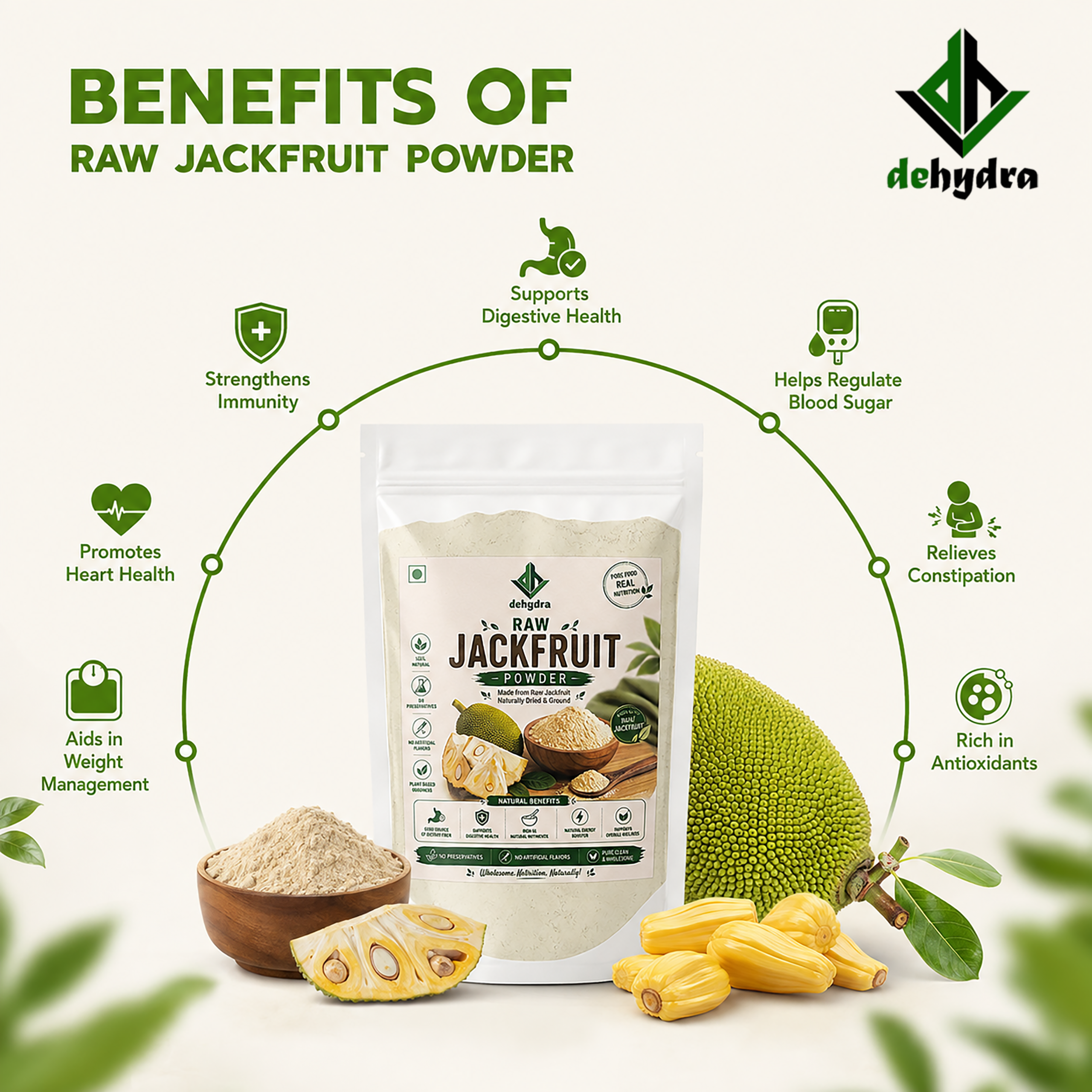 Dehydra | Raw Jackfruit Powder 200g